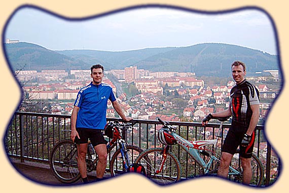 Blick von der Ottilienkapelle auf Suhl