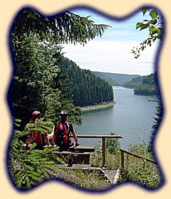 Aussichtspunkt mit Blick auf die Talsperre Sch&ouml;nbrunn